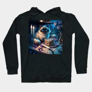 Ragdoll Cat In The Kitchen Hoodie